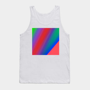 RED BLUE GREEN ABSTRACT TEXTURE PAINTING Tank Top